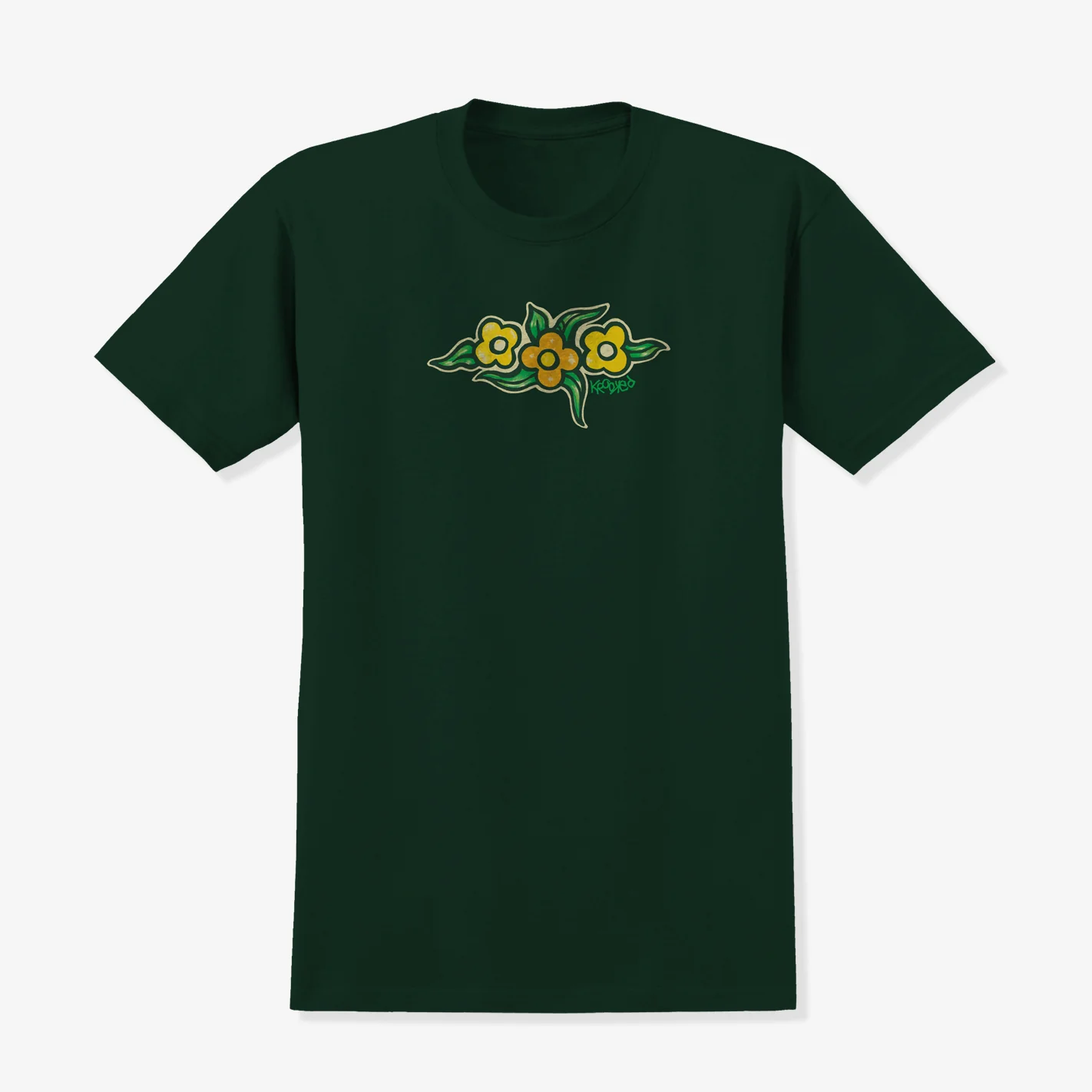 Flowers Forest Tee (Green)