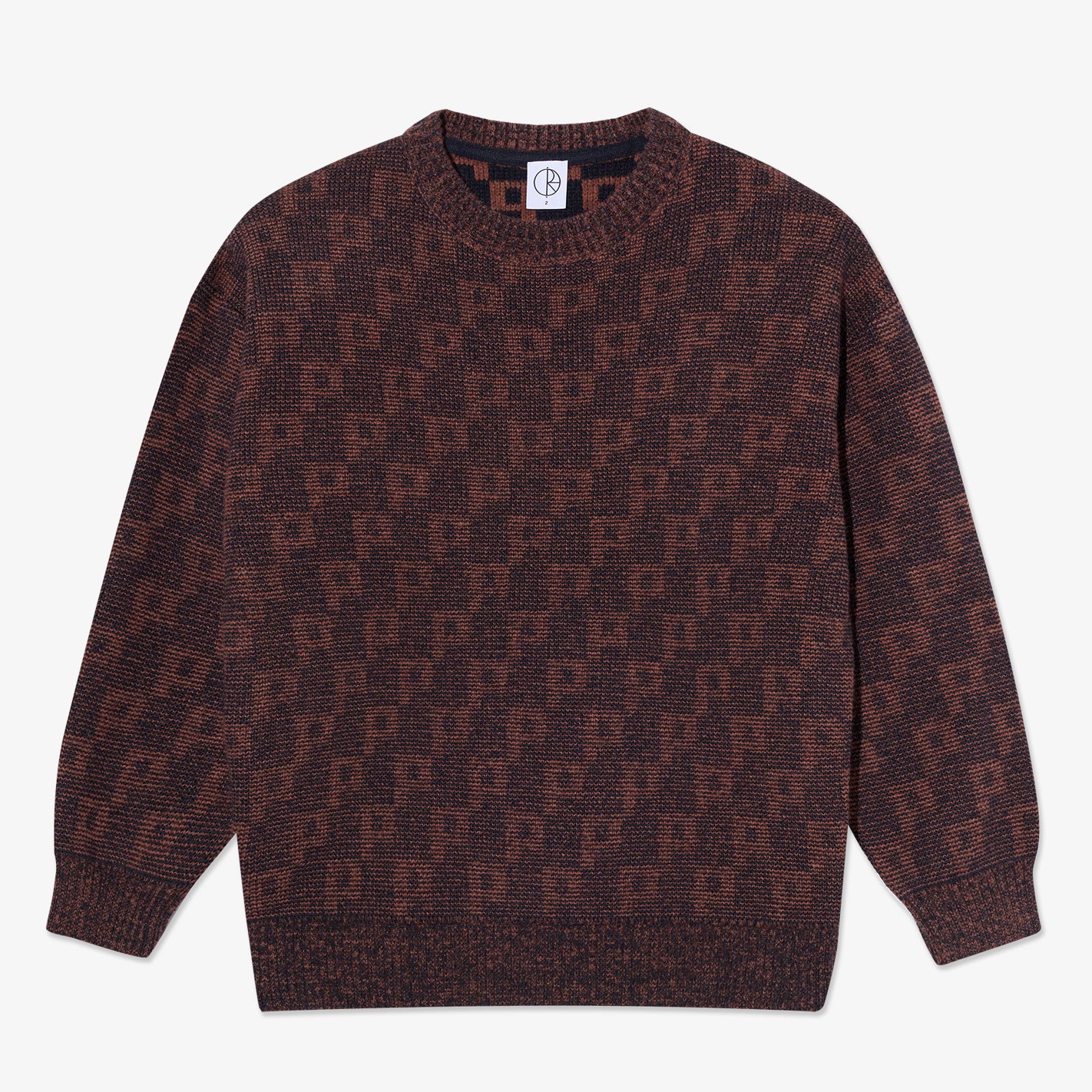 George Sweater P Pattern (Navy Orange)