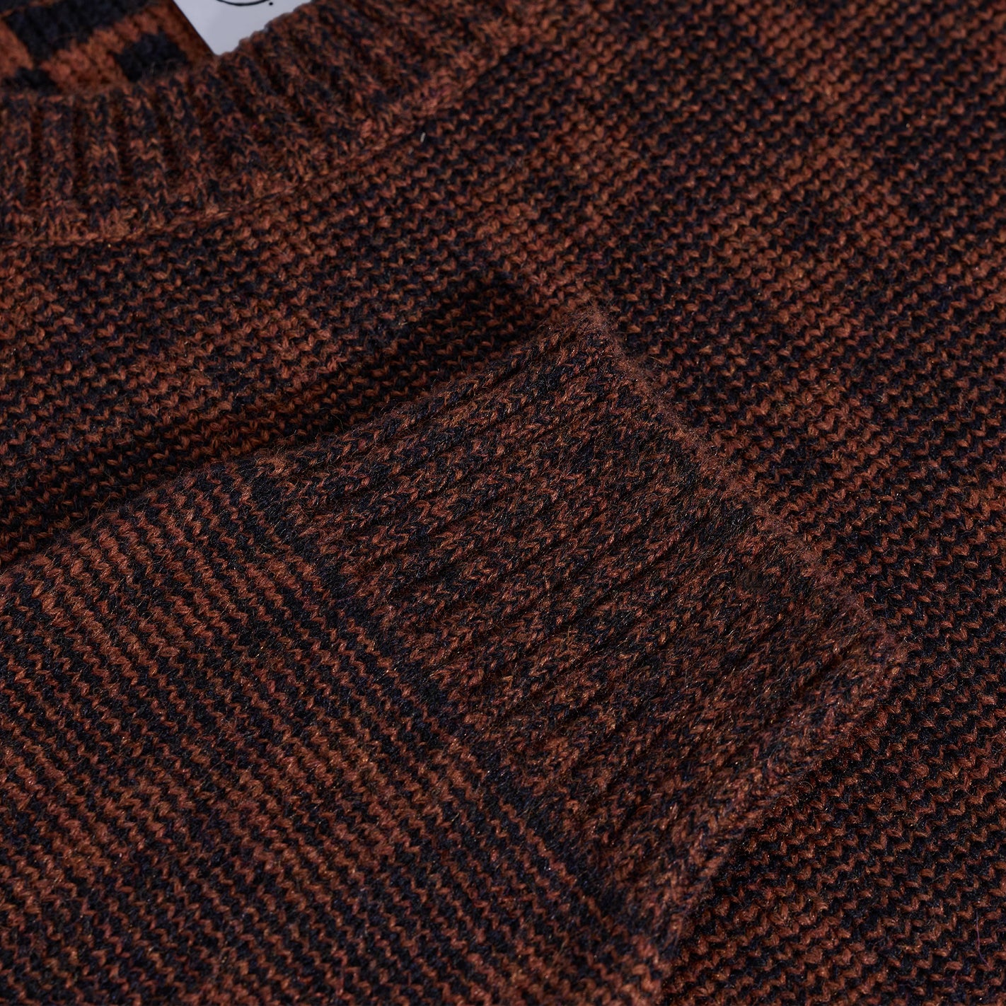 George Sweater P Pattern (Navy Orange) - Image 3