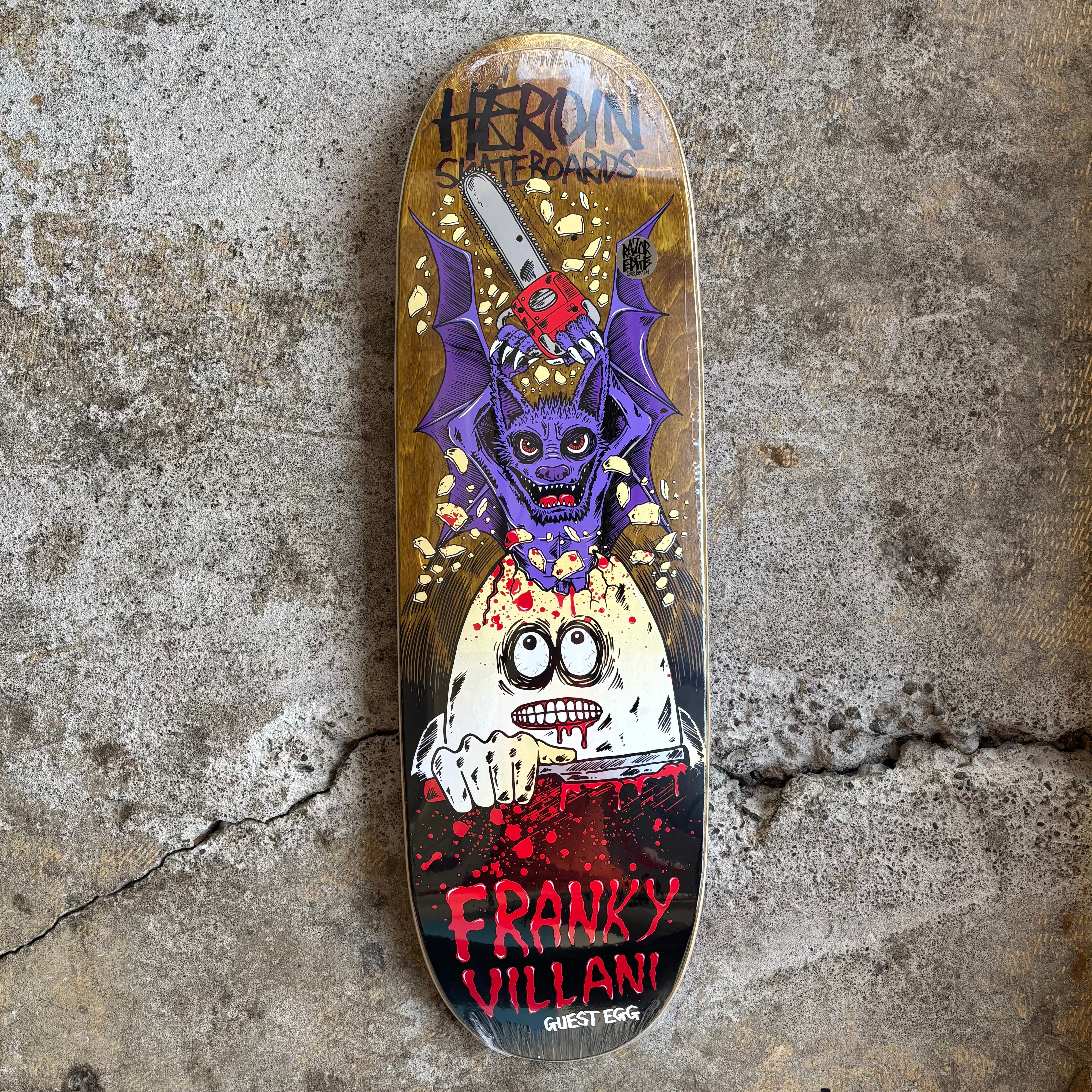 Heroin Franky Villani Guest Egg Deck 9.5