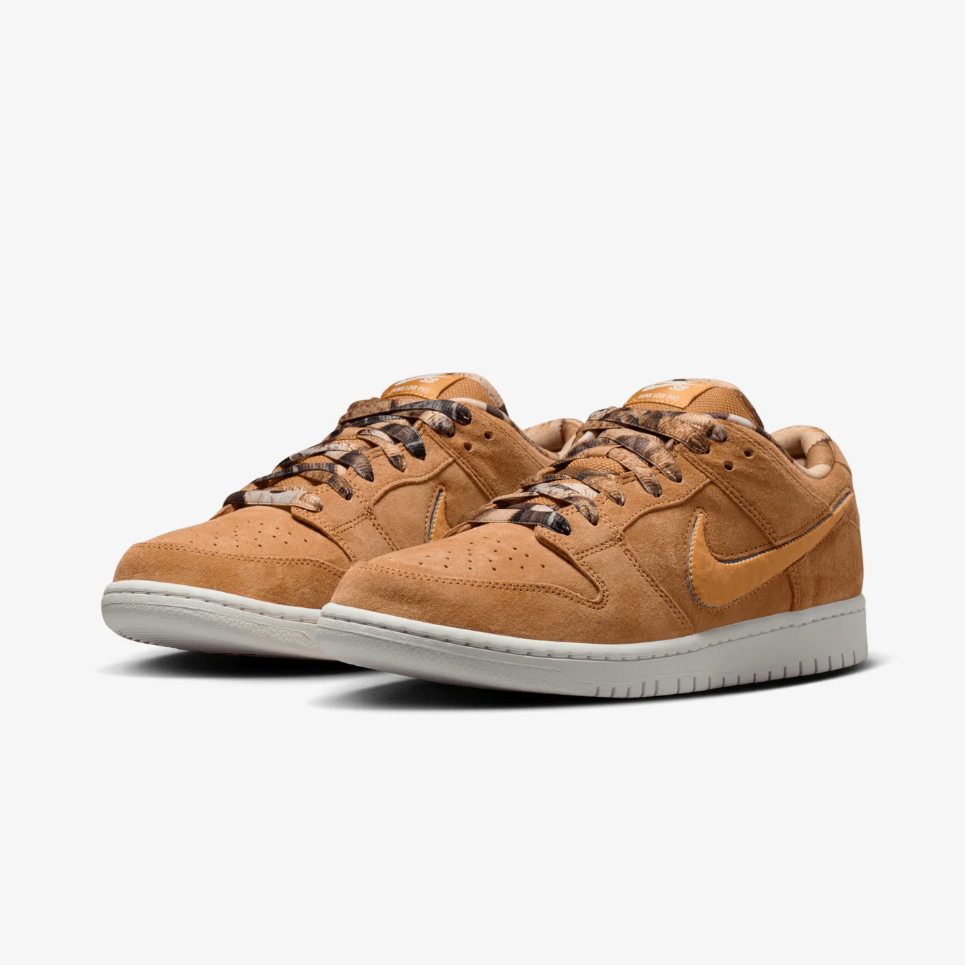 Nike SB Dunk Low Pro (Flax/Honeycomb/White) - Image 2