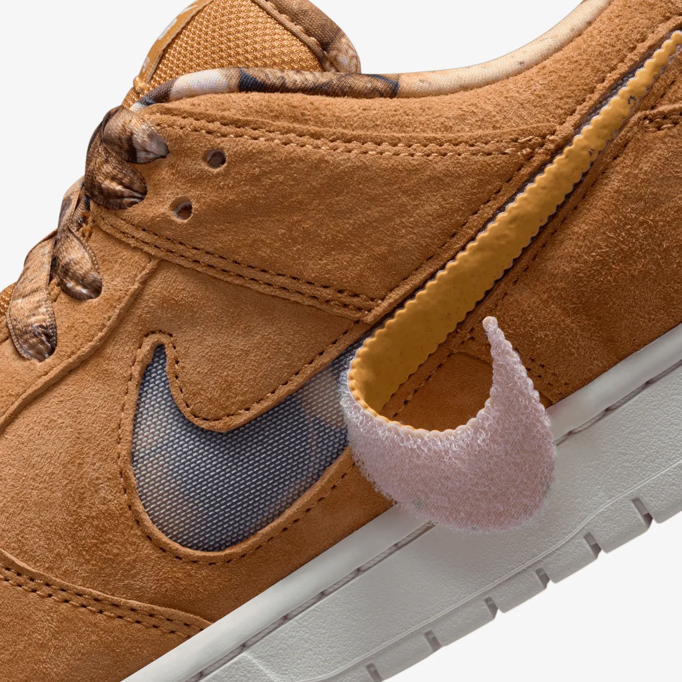 Nike SB Dunk Low Pro (Flax/Honeycomb/White) - Image 5