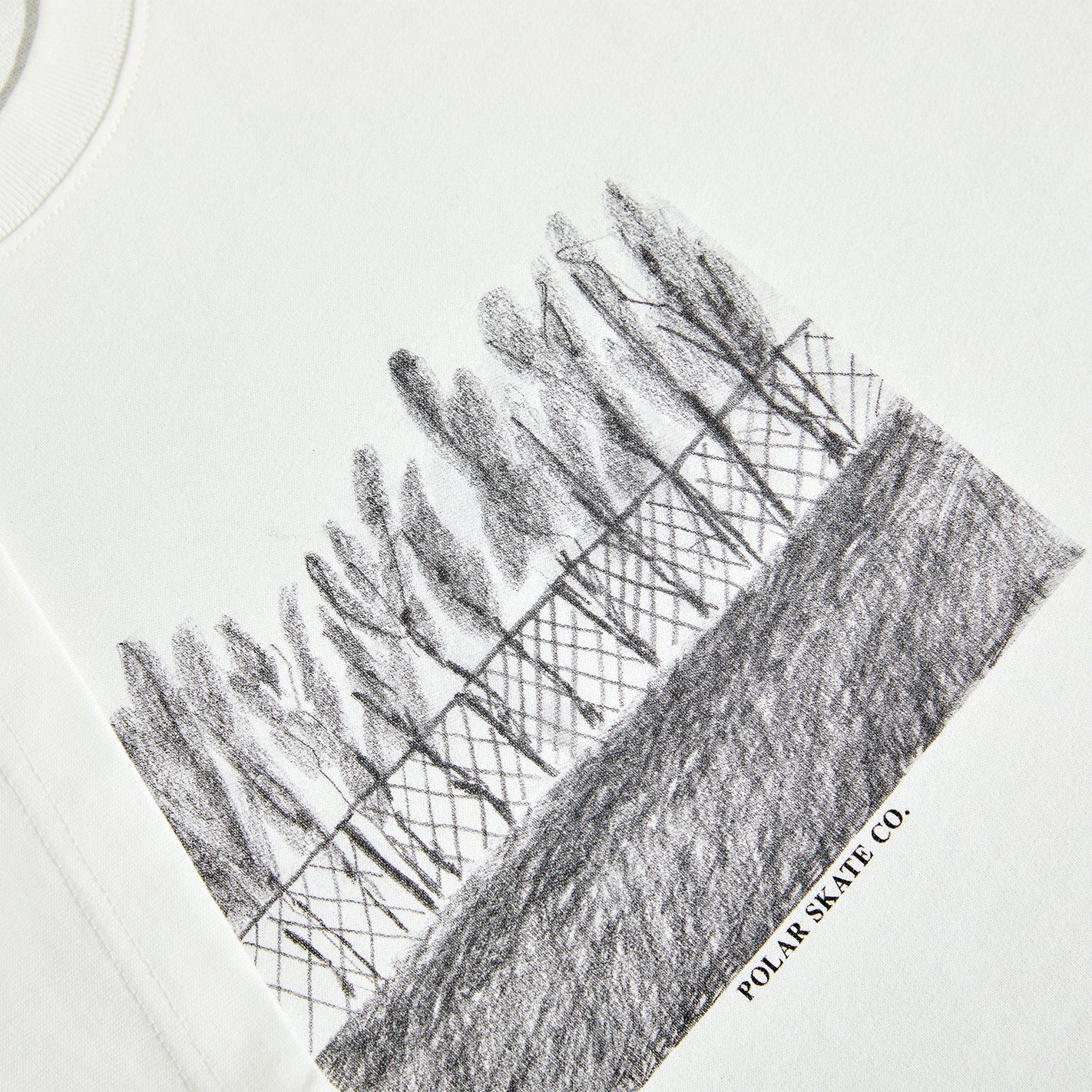 Fence Tee (Cloud White) - Image 2