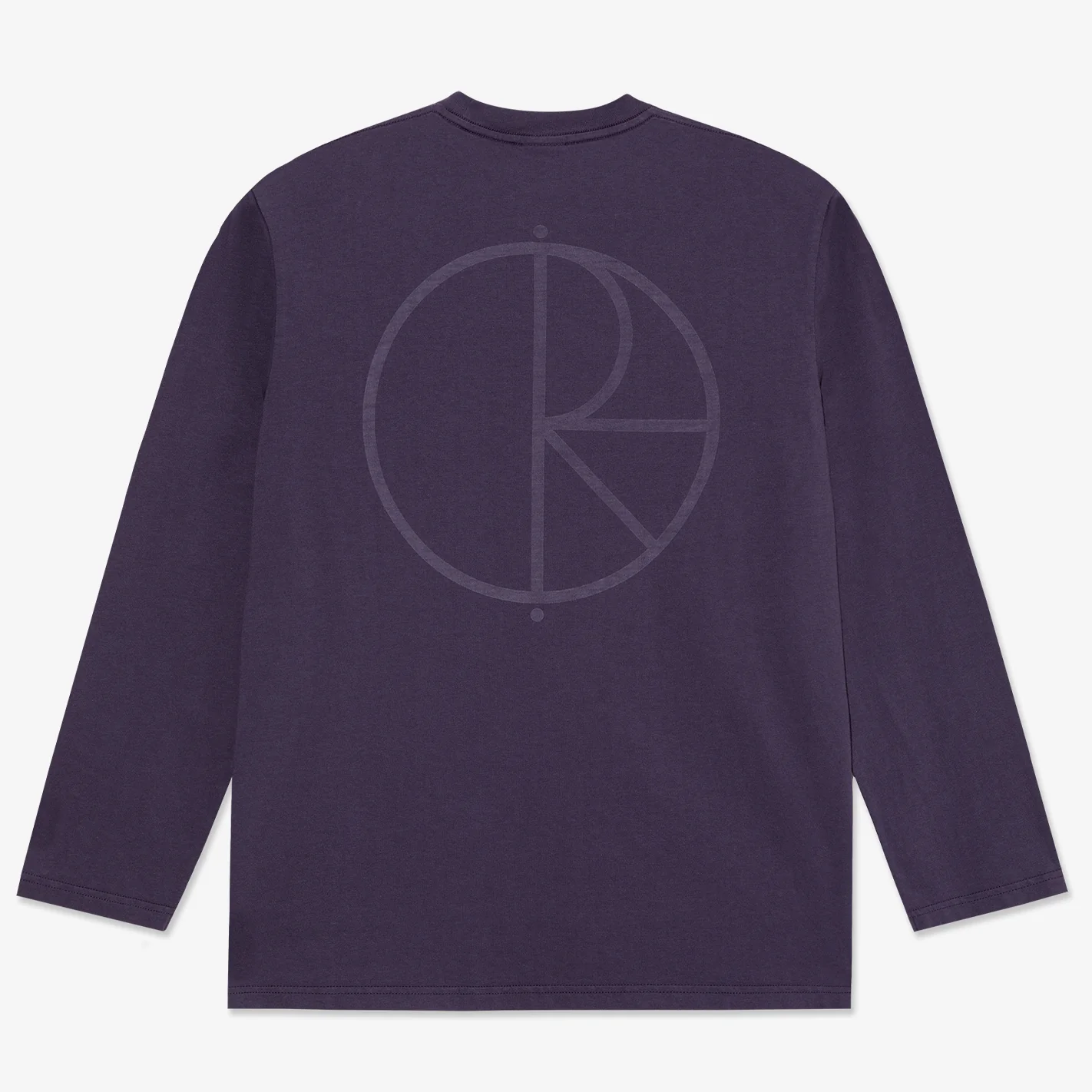 Steve LS Stroke Logo Tee (Dark Violet) - Image 2