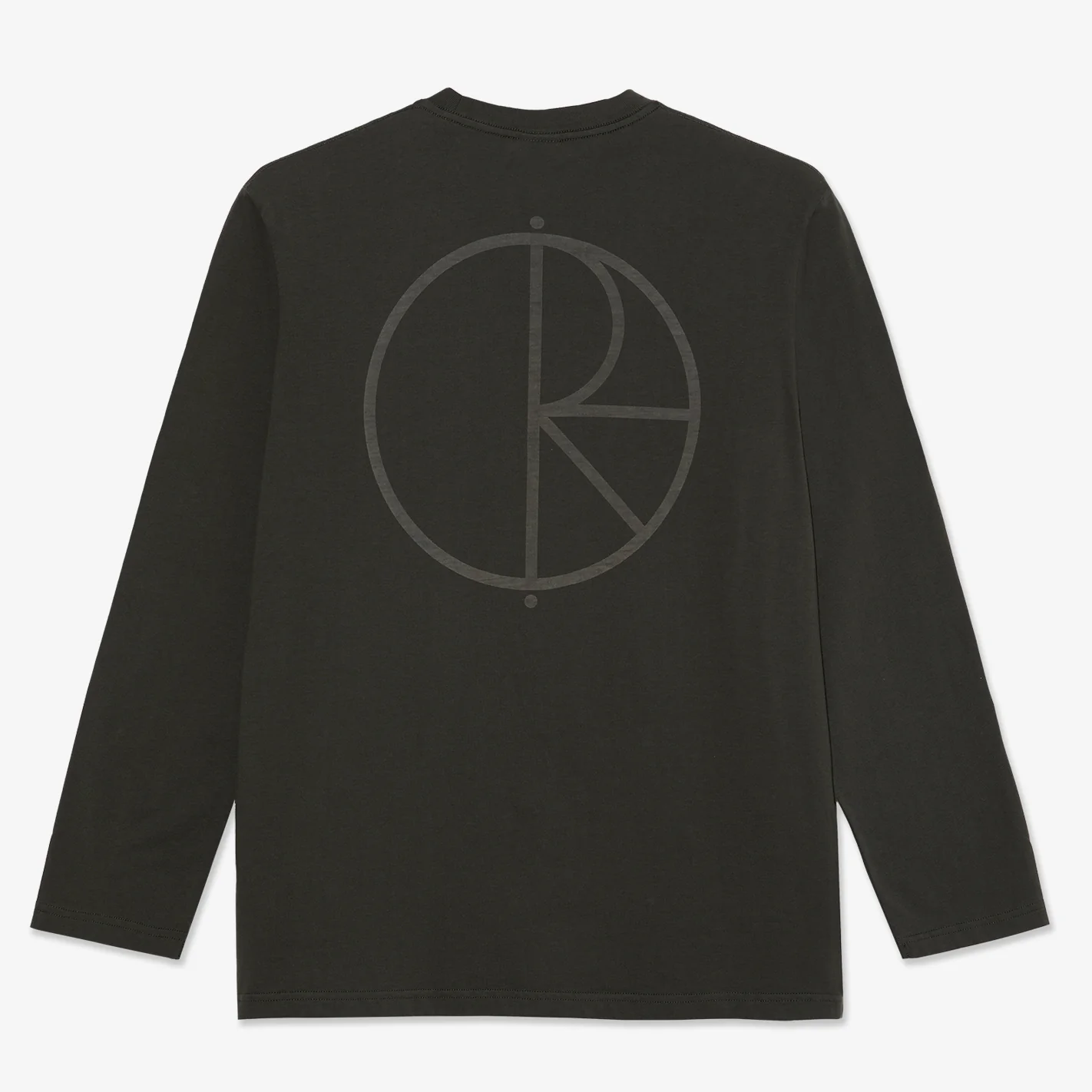 Steve LS Stroke Logo Tee (Dirty Black) - Image 2