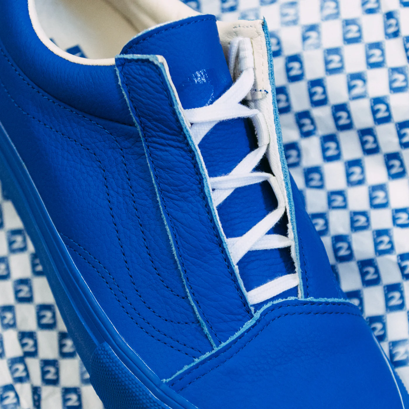 Skate Old Skool Ghillie 2risers (Navy/White) - Image 3