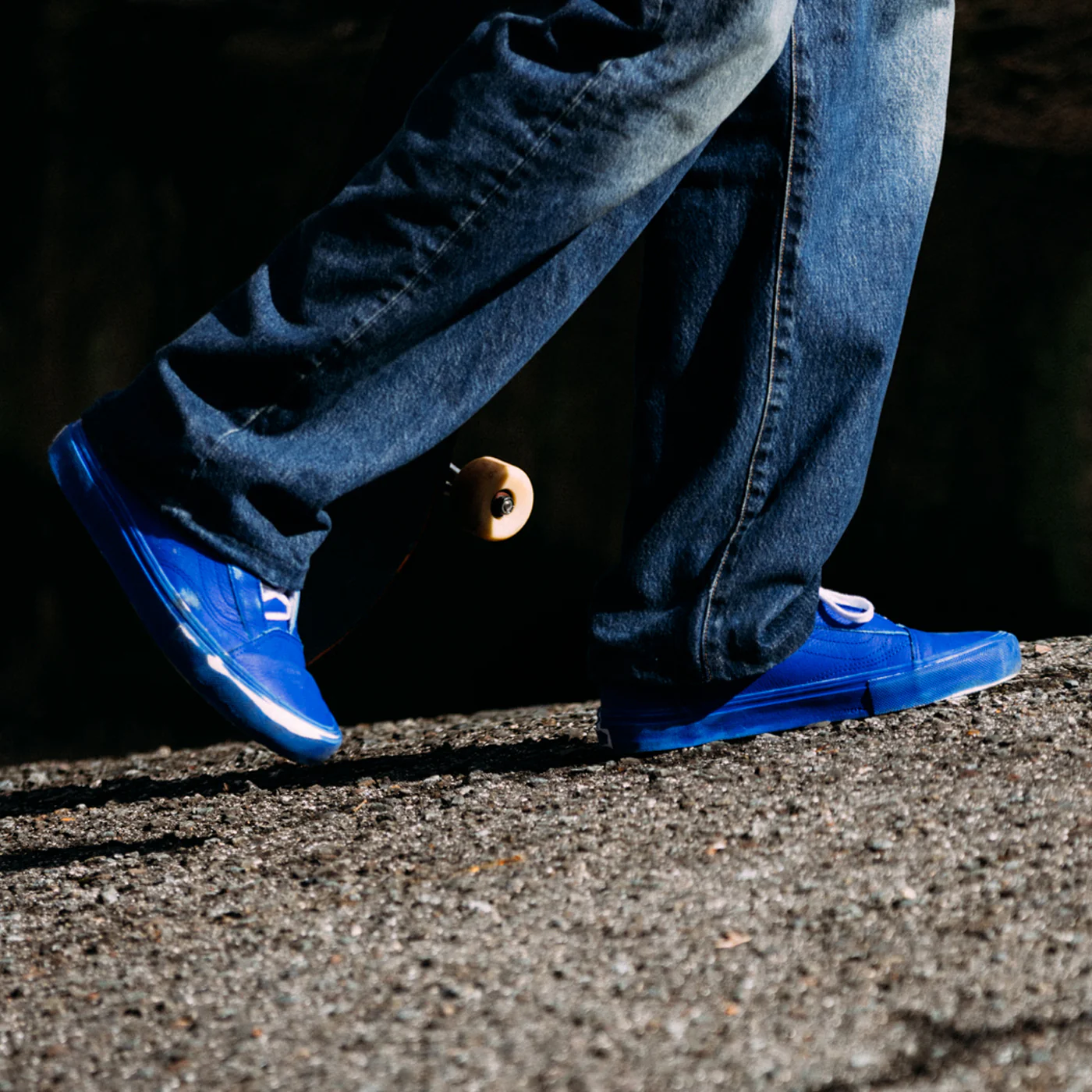 Skate Old Skool Ghillie 2risers (Navy/White) - Image 5