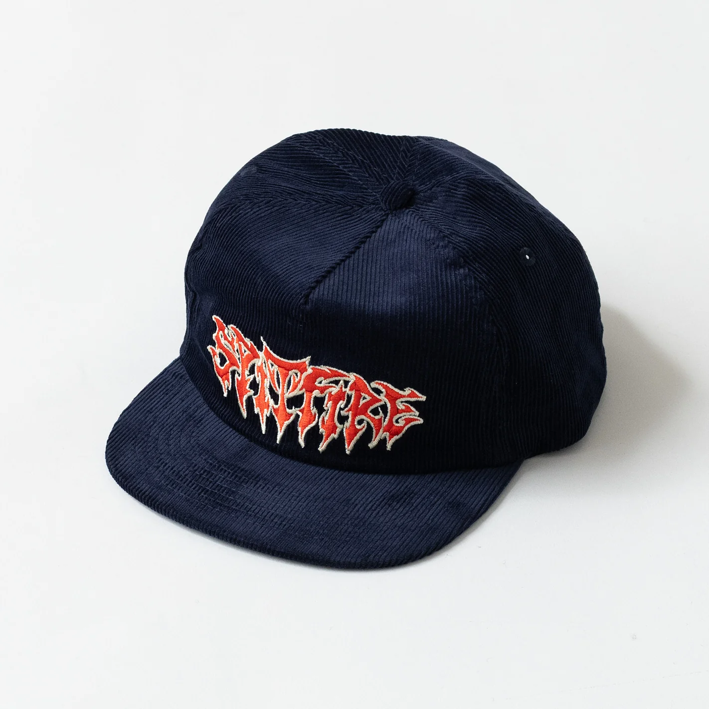 Spitfire Demon Script Snapback Hat (Navy)
