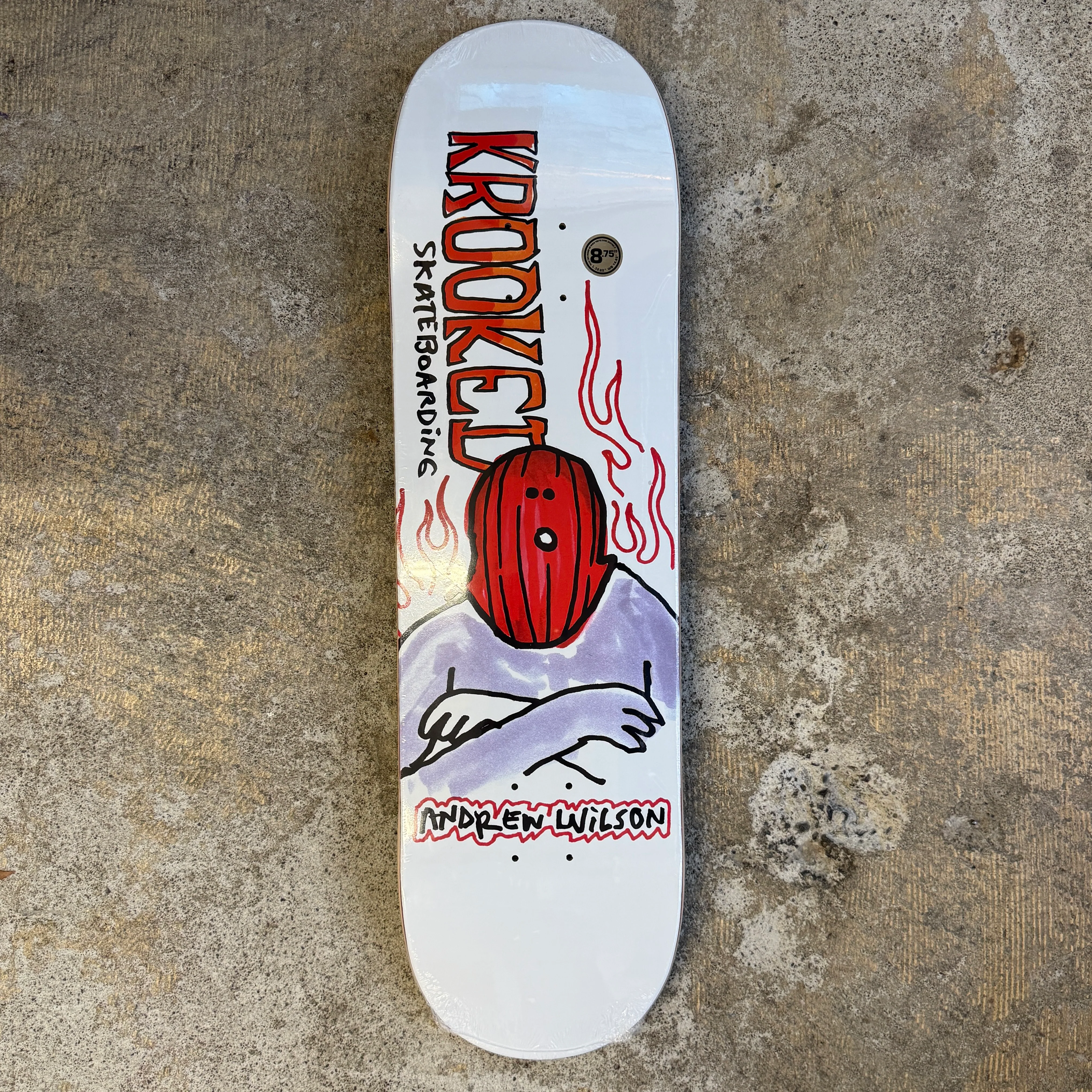 Wilson Fire Mask Deck 8.75